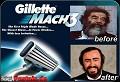 Postais de Gillette... o melhor para o Saddam