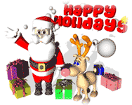 Clique na imagem para enviar o postal: Happy Holidays