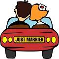 Postais de Just Married