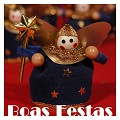 Postais de Anjo de Boas Festas